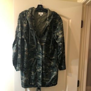 Brass Plum Camo Anorak Jacket